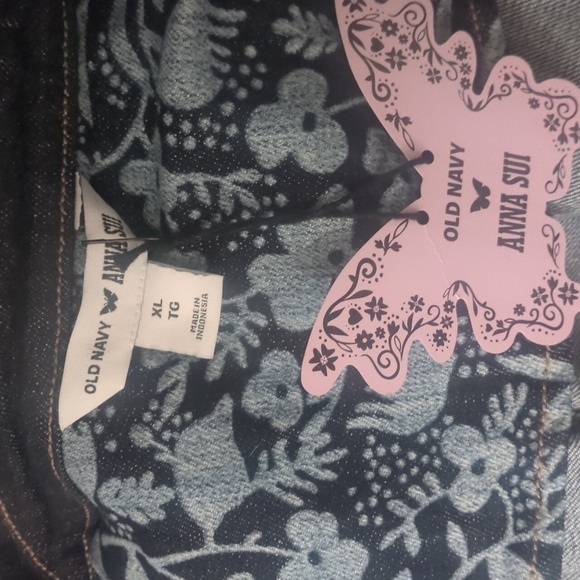 Anna Sui for Old Navy Women's Denim Chore Jacket - Picture 8 of 11